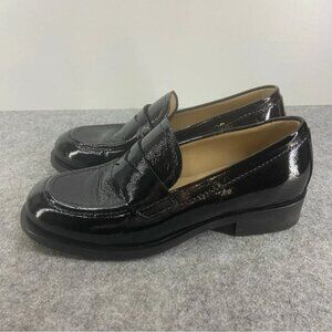 C La Canadienne Dominic Patent Leather Penny Loafer Made In Canada Women’s 6M